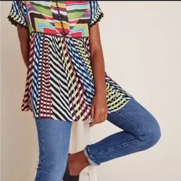 Anthropologie Conditions Apply Kynsa Tunic Sz S - Picture 4 of 10